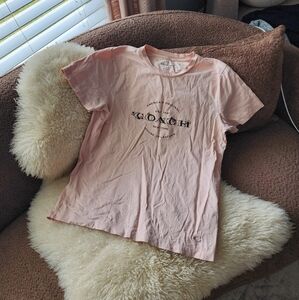 Coach Floral Embroidered Tee